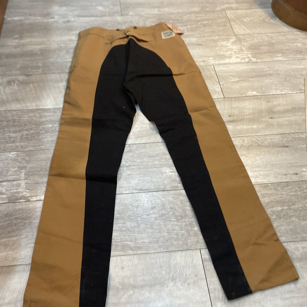 VTG Frontier Classics Men's Black and Tan Reenactment Rendezvous Pants 38 / 40 - Picture 9 of 10